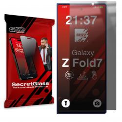 Folie sticla securizata GrizzGlass SecretGlass Privacy compatibila cu Samsung Galaxy Z Fold 7, Negru