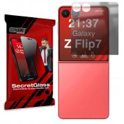 Folie sticla securizata GrizzGlass SecretGlass Privacy compatibila cu Samsung Galaxy Z Flip 7, Negru