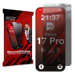 Folie sticla securizata GrizzGlass SecretGlass Privacy compatibila cu Xiaomi 17 Pro, Negru 2 - lerato.ro