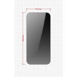 Set 2 folii sticla securizata GrizzGlass SecretGlass Easy Privacy, Kit montare inclus, compatibile cu iPhone 16 Pro, Negru 3 - lerato.ro