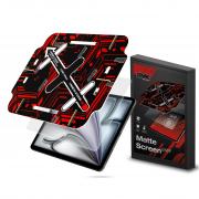 Folie protectie display GrizzGlass MatteScreen Easy, Kit montare inclus, compatibila cu iPad Air 11 inch 2024, Transparent