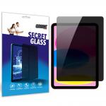 Folie sticla securizata GrizzGlass SecretGlass Privacy compatibila cu iPad 10.9 inch 2022 / iPad 11 inch 2025, Negru 2 - lerato.ro