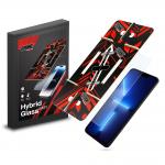 Folie sticla securizata GrizzGlass HybridGlass Easy, Kit montare inclus, compatibila cu iPhone 16e / 14 / 13 / 13 Pro, Transparent 2 - lerato.ro
