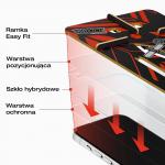 Folie sticla securizata GrizzGlass HybridGlass Easy, Kit montare inclus, compatibila cu iPhone 16 Plus, Transparent 10 - lerato.ro