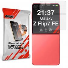 Folii protectie Samsung Galaxy Z Flip 7 FE, Folie sticla securizata GrizzGlass HybridGlass compatibila cu Samsung Galaxy Z Flip 7 FE, Transparent, lerato.ro