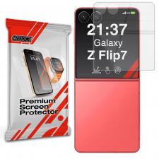 Folie sticla securizata GrizzGlass HybridGlass compatibila cu Samsung Galaxy Z Flip 7, Transparent