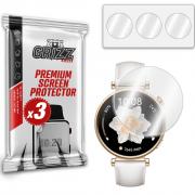 Set 3 folii protectie GrizzGlass Hydrofilm compatibila cu Huawei Watch GT 4, 41mm, Transparent