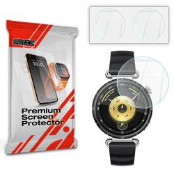 Set 2 folii sticla securizata GrizzGlass HybridGlass compatibila cu Huawei Watch GT 6, 41mm, Transparent