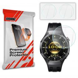 Set 2 folii sticla securizata GrizzGlass HybridGlass compatibila cu Huawei Watch GT 6 Pro, 46mm, Transparent