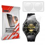 Set 2 folii protectie GrizzGlass CeramicFilm compatibila cu Huawei Watch GT 6 Pro, 46mm, Transparent 2 - lerato.ro