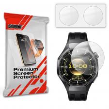 Accesorii Smartwatch, Set 2 folii protectie GrizzGlass PaperScreen compatibila cu Huawei Watch GT 6 Pro, 46mm, Transparent, lerato.ro