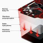 Folie protectie sticla securizata GrizzGlass HybridGlass Easy, Kit montare inclus, compatibila cu Xiaomi Redmi Pad Pro, Transparent 10 - lerato.ro