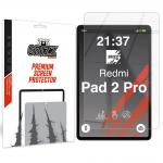 Folie protectie sticla securizata GrizzGlass HybridGlass compatibila cu Xiaomi Redmi Pad 2 Pro, Transparent 2 - lerato.ro