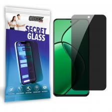 Folii protectie Realme 13 4G, Folie sticla securizata GrizzGlass SecretGlass Privacy compatibila cu Realme 13 4G, Negru, lerato.ro