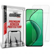 Folii protectie Realme 13 4G, Folie sticla securizata GrizzGlass HybridGlass compatibila cu Realme 13 4G, Transparent, lerato.ro