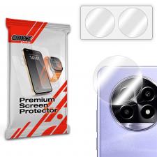 Set 2 folii sticla securizata camera foto GrizzGlass HybridGlass compatibila cu Realme 14 Pro Lite, Transparent