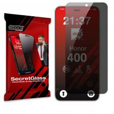 Folie sticla securizata GrizzGlass SecretGlass Privacy compatibila cu Honor 400, Negru