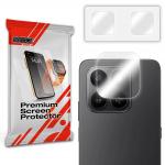 Set 2 folii sticla securizata camera foto GrizzGlass HybridGlass compatibila cu Honor 400 Smart, Transparent 2 - lerato.ro