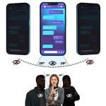 Folie sticla securizata GrizzGlass SecretGlass Privacy compatibila cu Motorola Edge 60 Stylus, Negru 3 - lerato.ro