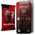 Folie sticla hibrid GrizzGlass SecretGlass Privacy compatibila cu Samsung Galaxy A17 4G, Negru 2 - lerato.ro