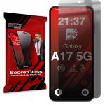 Folie sticla hibrid GrizzGlass SecretGlass Privacy compatibila cu Samsung Galaxy A17 5G, Negru 2 - lerato.ro