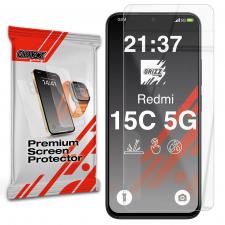Folie sticla securizata GrizzGlass HybridGlass compatibila cu Xiaomi Redmi 15C 5G, Transparent