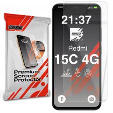 Folie sticla securizata GrizzGlass HybridGlass compatibila cu Xiaomi Redmi 15C 4G, Transparent