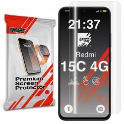 Folie protectie GrizzGlass Hydrofilm compatibila cu Xiaomi Redmi 15C 4G, Transparent