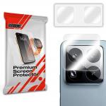 Set 2 protectii camera foto GrizzGlass HybridGlass compatibile cu Xiaomi 15S Pro, Transparent 2 - lerato.ro