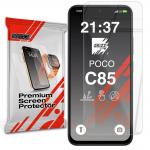 Folie sticla hibrid GrizzGlass HybridGlass compatibila cu Xiaomi  Poco C85 4G, Transparent 2 - lerato.ro