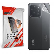 Folie protectie pentru spatele telefonului GrizzGlass SatinSkin compatibila cu Xiaomi Poco C85 4G, Transparent