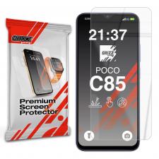Folie sticla securizata GrizzGlass HybridGlass compatibila cu Xiaomi Poco C85 5G, Transparent