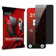 Folie sticla securizata GrizzGlass SecretGlass Privacy compatibila cu OnePlus 13T, Negru