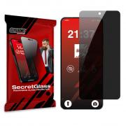 Folie sticla securizata GrizzGlass SecretGlass Privacy compatibila cu Vivo X200s, Negru