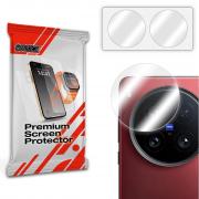 Set 2 protectii camera foto GrizzGlass HybridGlass compatibile cu Vivo X200 Ultra, Transparent