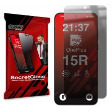 Folii protectie telefoane OnePlus 15R, Folie sticla securizata GrizzGlass SecretGlass Privacy compatibila cu OnePlus 15R, Negru, lerato.ro
