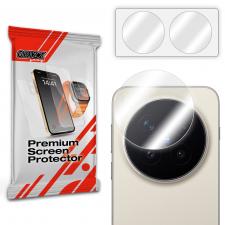 Set 2 protectii camera foto GrizzGlass HybridGlass compatibile cu Vivo X300 Pro, Transparent