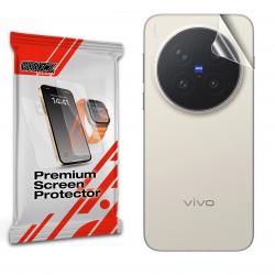 Folie protectie pentru spatele telefonului GrizzGlass SatinSkin compatibila cu Vivo X300 Pro, Transparent