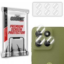 Folii protectie telefoane Motorola, Set 2 protectii camera foto GrizzGlass HybridGlass compatibile cu Motorola Moto G15 Power, Transparent, lerato.ro
