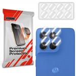 Set 2 protectii camera foto GrizzGlass HybridGlass compatibile cu Motorola Moto G57, Transparent 2 - lerato.ro