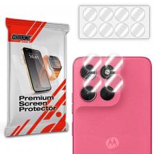 Folii protectie telefoane Motorola, Set 2 protectii camera foto GrizzGlass HybridGlass compatibile cu Motorola Moto G57 Power, Transparent, lerato.ro