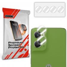 Folii protectie telefoane Motorola, Set 2 protectii camera foto GrizzGlass HybridGlass compatibile cu Motorola Moto G06, Transparent, lerato.ro