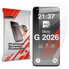 Folii protectie telefoane Motorola, Folie protectie GrizzGlass CeramicFilm compatibila cu Motorola Moto G 2026, Transparent, lerato.ro