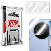 Set 2 protectii camera foto GrizzGlass HybridGlass compatibile cu Oppo Find X8, Transparent