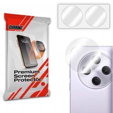Set 2 protectii camera foto GrizzGlass HybridGlass compatibile cu Oppo Find X8s Plus, Transparent
