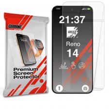 Folie sticla securizata GrizzGlass HybridGlass compatibila cu Oppo Reno 14, Transparent