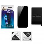 Folie sticla securizata GrizzGlass SecretGlass Privacy compatibila cu Oppo Reno 14, Negru 9 - lerato.ro