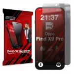 Folie sticla securizata GrizzGlass SecretGlass Privacy compatibila cu Oppo Find X9 Pro, Negru 2 - lerato.ro