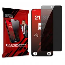 Folii protectie Honor GT Pro, Folie sticla securizata GrizzGlass SecretGlass Privacy compatibila cu Honor GT Pro, Negru, lerato.ro