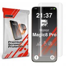 Folii protectie Honor Magic 8 Pro, Folie protectie GrizzGlass Hydrofilm compatibila cu Honor Magic 8 Pro, Transparent, lerato.ro